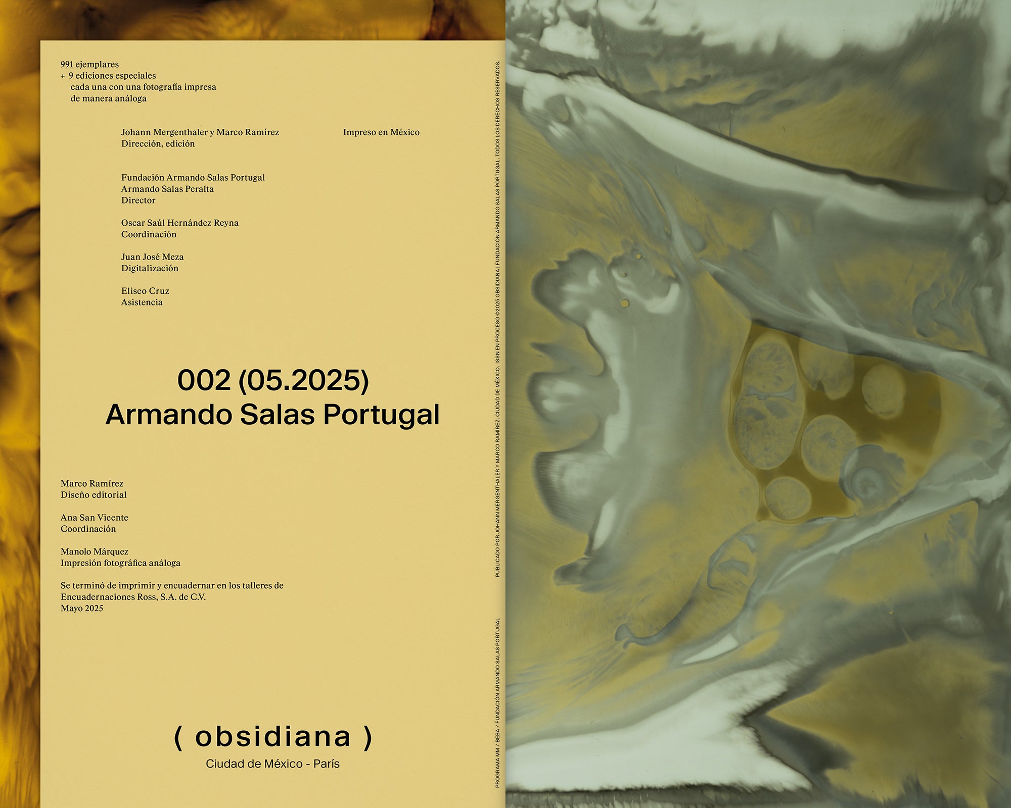 Revista Obsidiana 002. Armando Salas Portugal